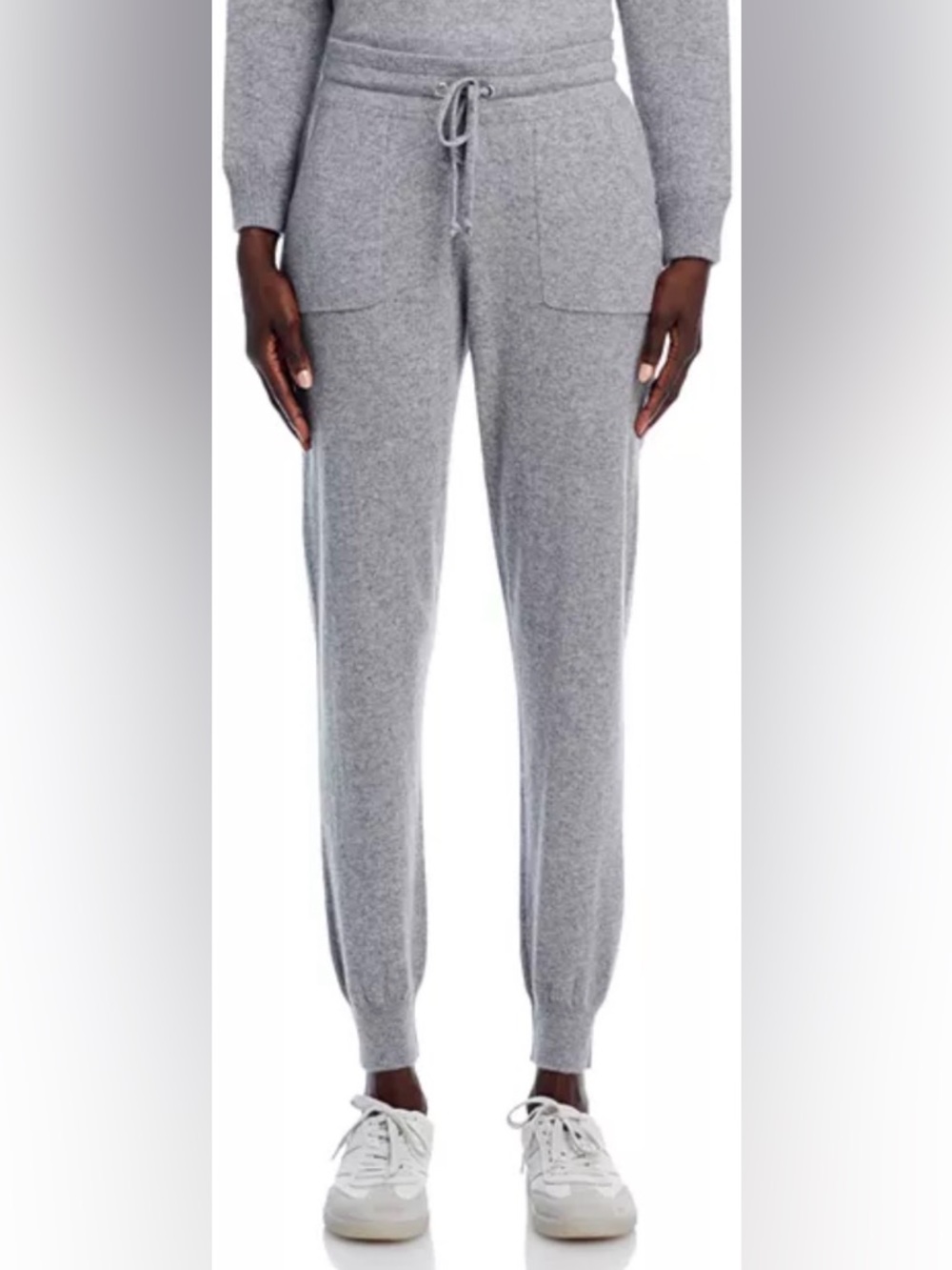 C by Bloomingdale's Cashmere Gray Joggers M